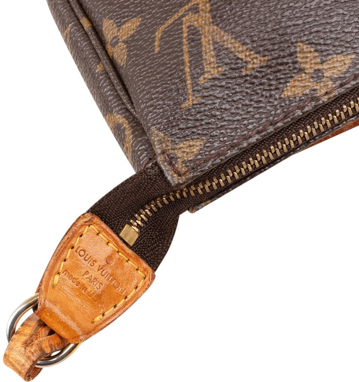 Louis Vuitton Monogram Canvas Pochette Accessoires Handbag Bruin