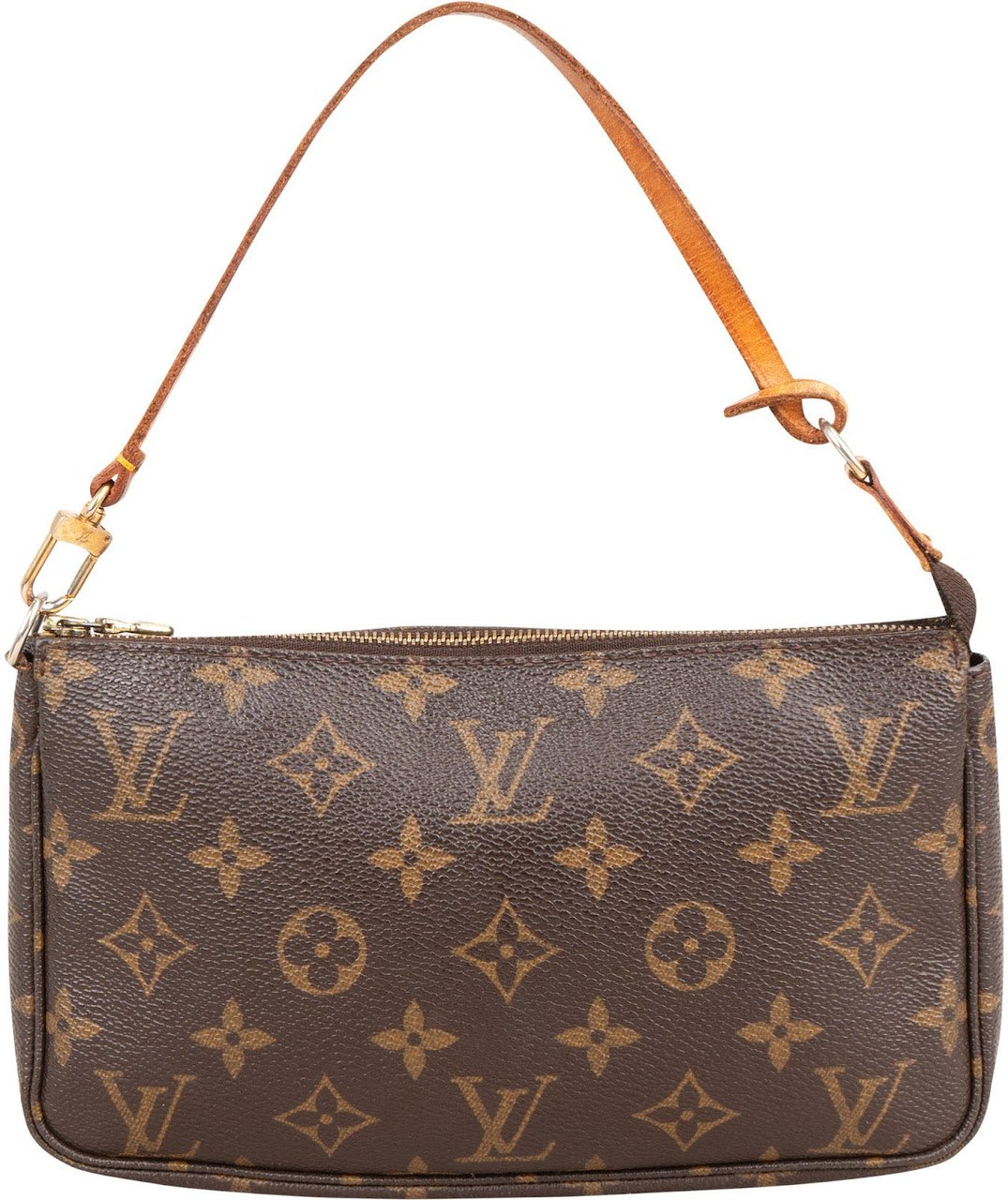 Louis Vuitton Monogram Canvas Pochette Accessoires Handbag Bruin