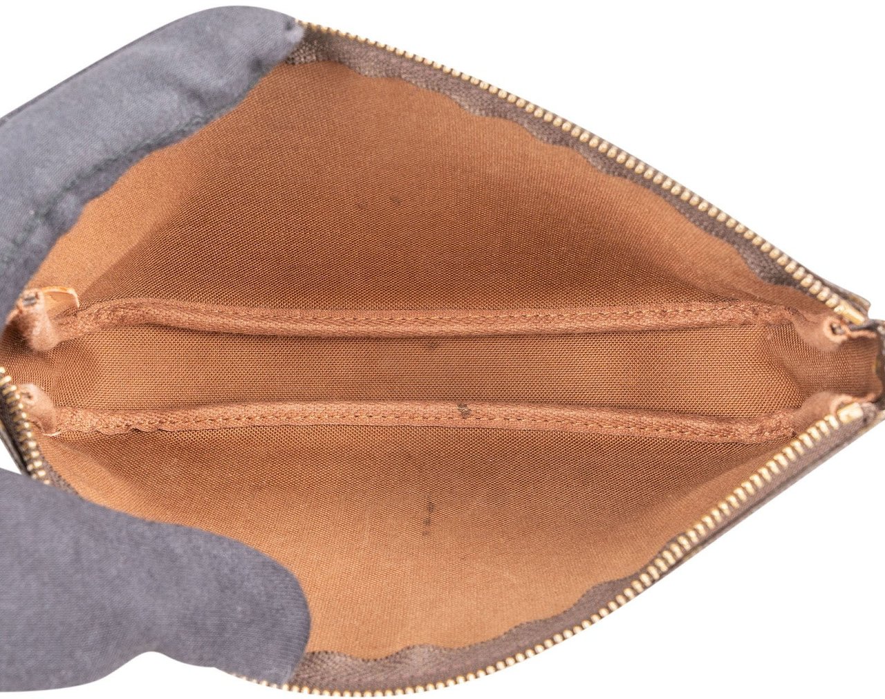 Louis Vuitton Monogram Canvas Pochette Accessoires Handbag Bruin