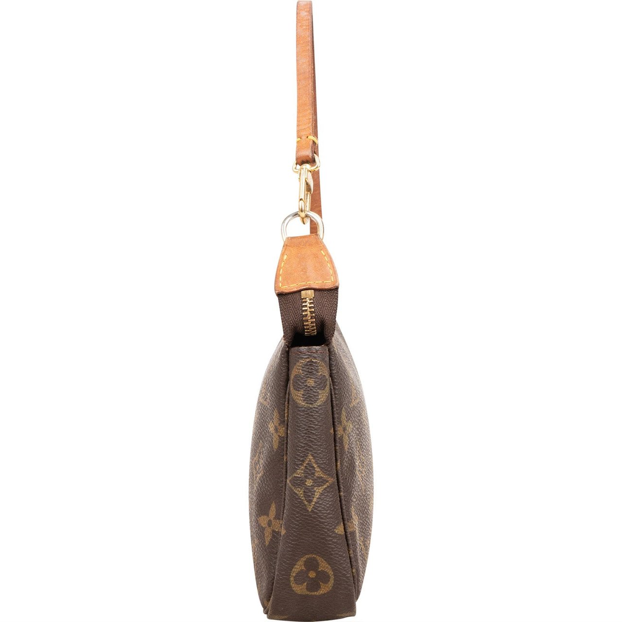 Louis Vuitton Monogram Canvas Pochette Accessoires Handbag Bruin