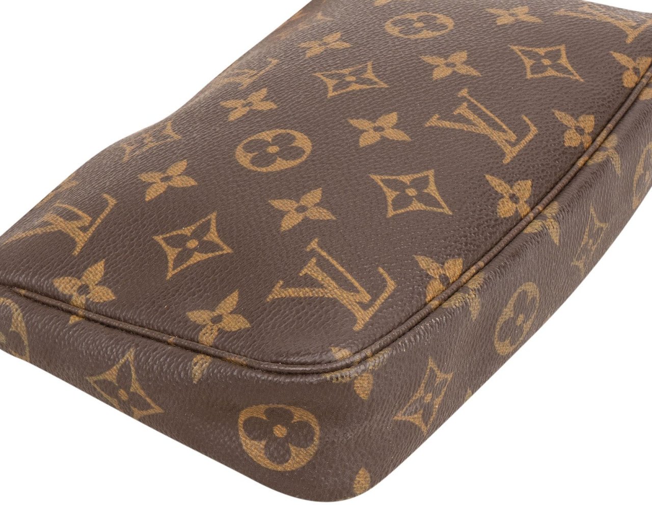 Louis Vuitton Monogram Canvas Pochette Accessoires Handbag Bruin