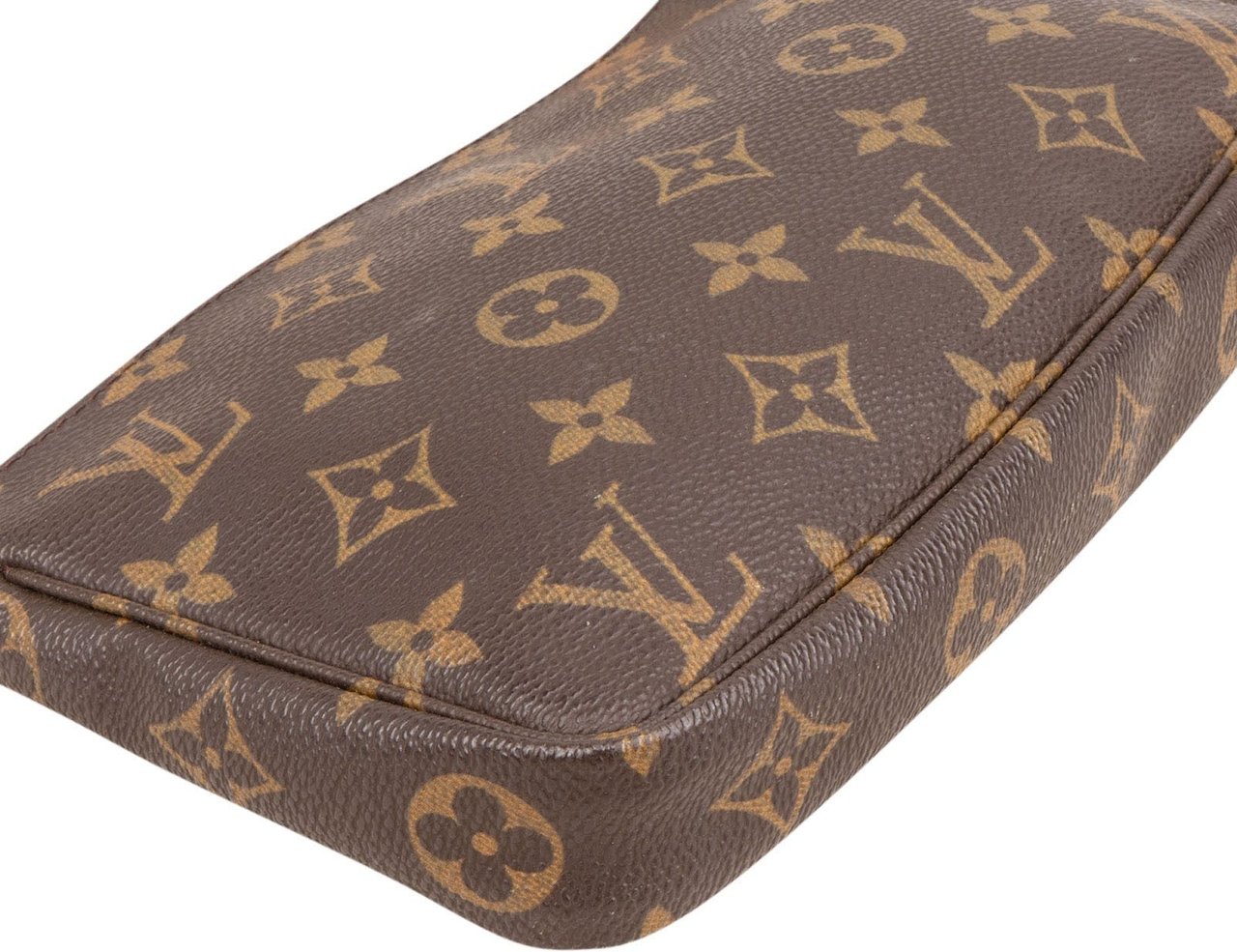 Louis Vuitton Monogram Canvas Pochette Accessoires Handbag Bruin
