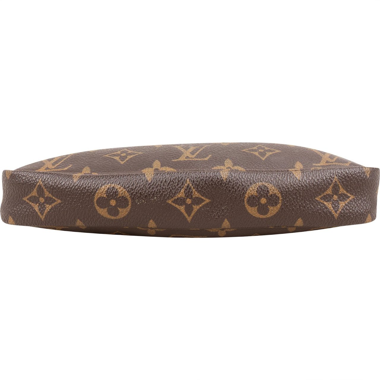 Louis Vuitton Monogram Canvas Pochette Accessoires Handbag Bruin