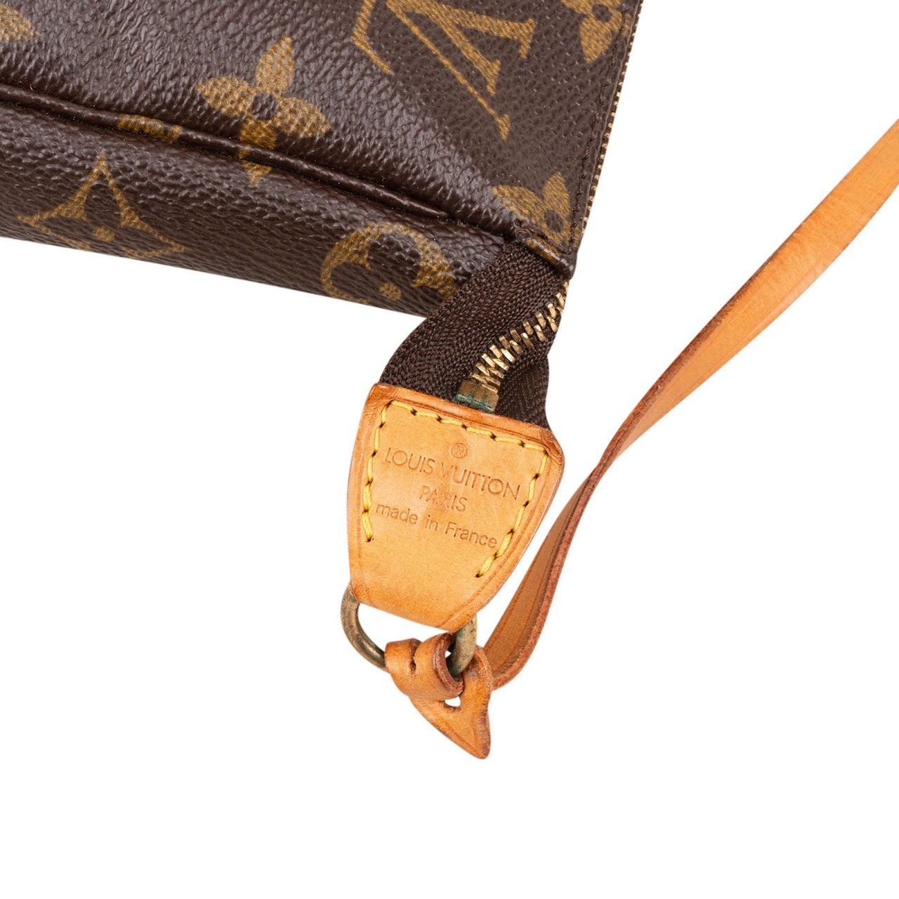 Louis Vuitton Monogram Canvas Pochette Accessoires Handbag Bruin