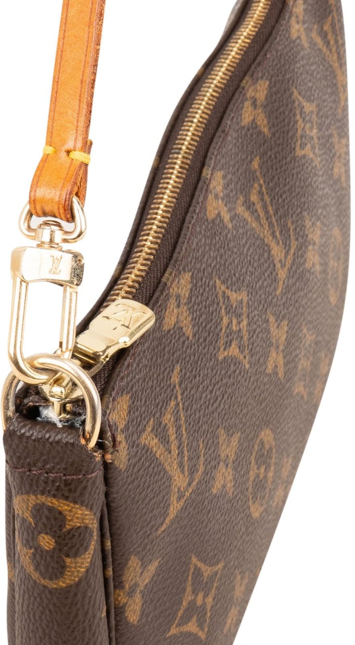 Louis Vuitton Monogram Canvas Pochette Accessoires Handbag Bruin