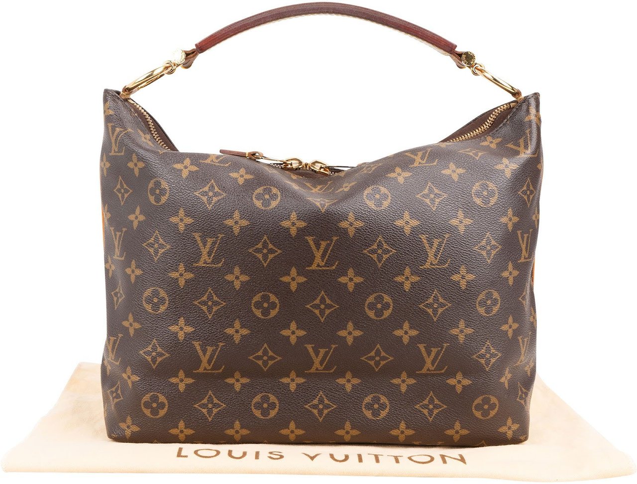 Louis Vuitton Monogram Canvas Sully PM Shoulder Bag Bruin