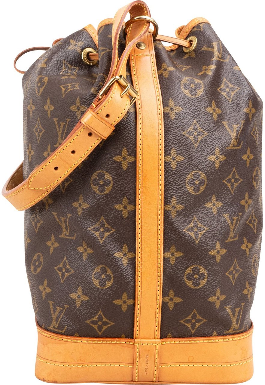 Louis Vuitton Monogram Canvas Sac Noé Grande Shoulder Bag Bruin