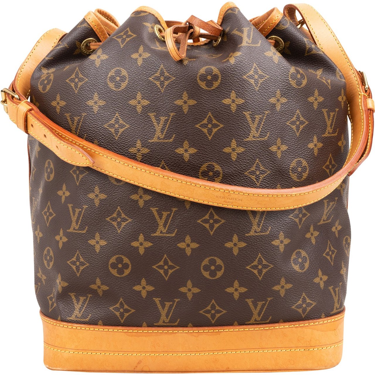 Louis Vuitton Monogram Canvas Sac Noé Grande Shoulder Bag Bruin