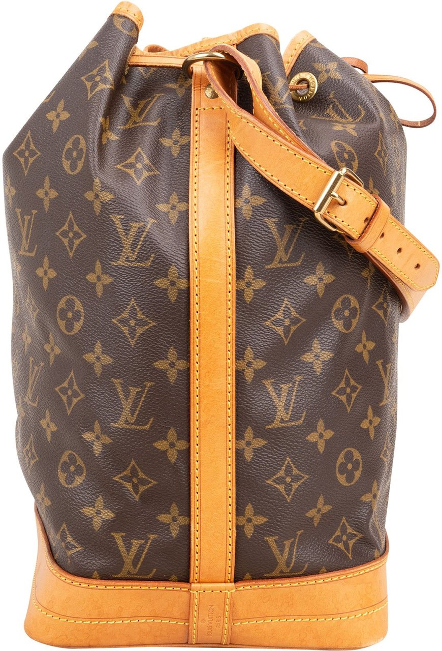 Louis Vuitton Monogram Canvas Sac Noé Grande Shoulder Bag Bruin