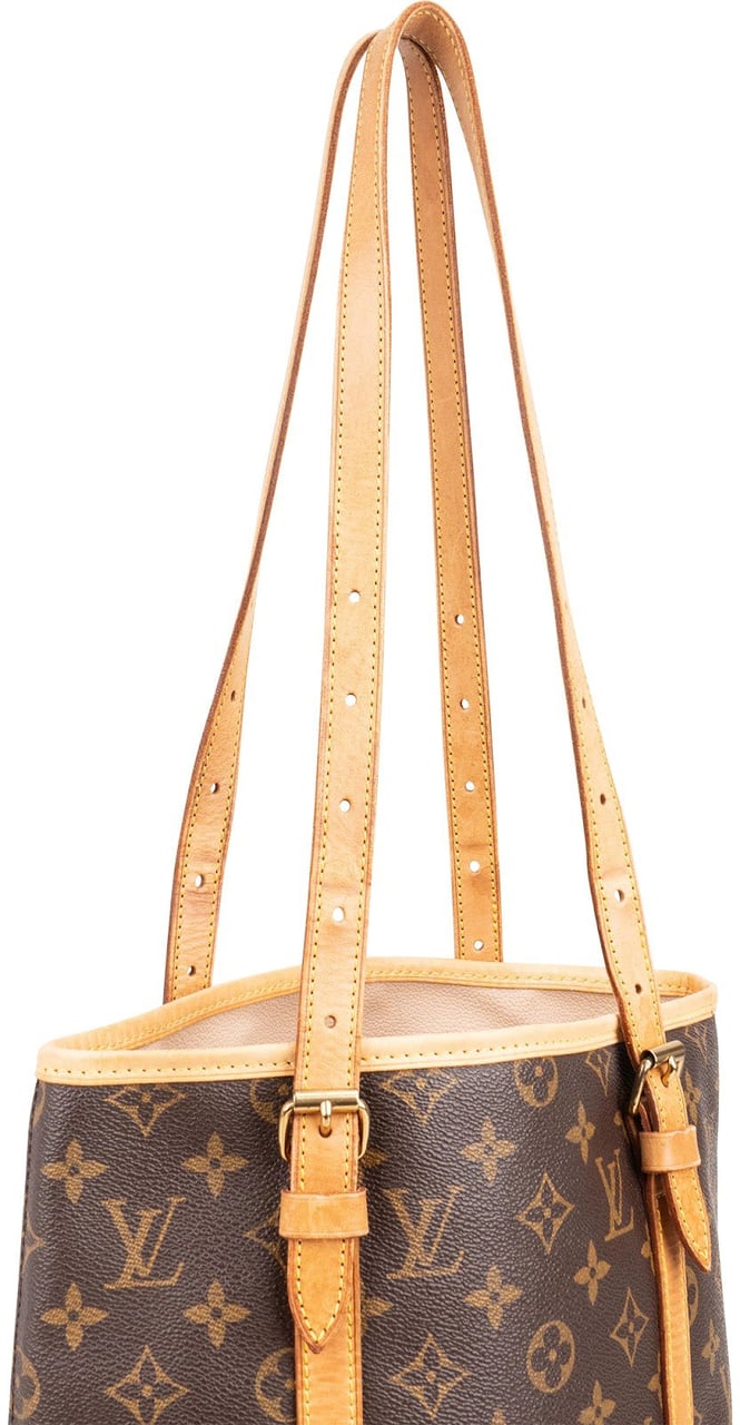 Louis Vuitton Monogram Canvas Bucket GM Shoulder Bag Bruin