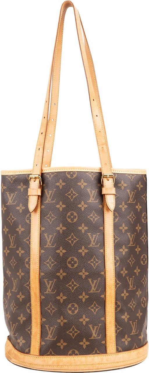 Louis Vuitton Monogram Canvas Bucket GM Shoulder Bag Bruin