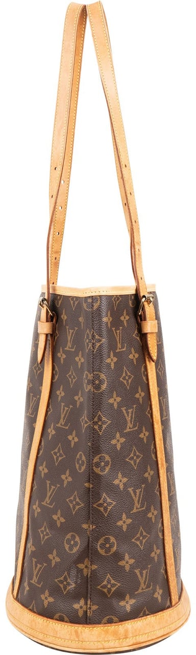 Louis Vuitton Monogram Canvas Bucket GM Shoulder Bag Bruin