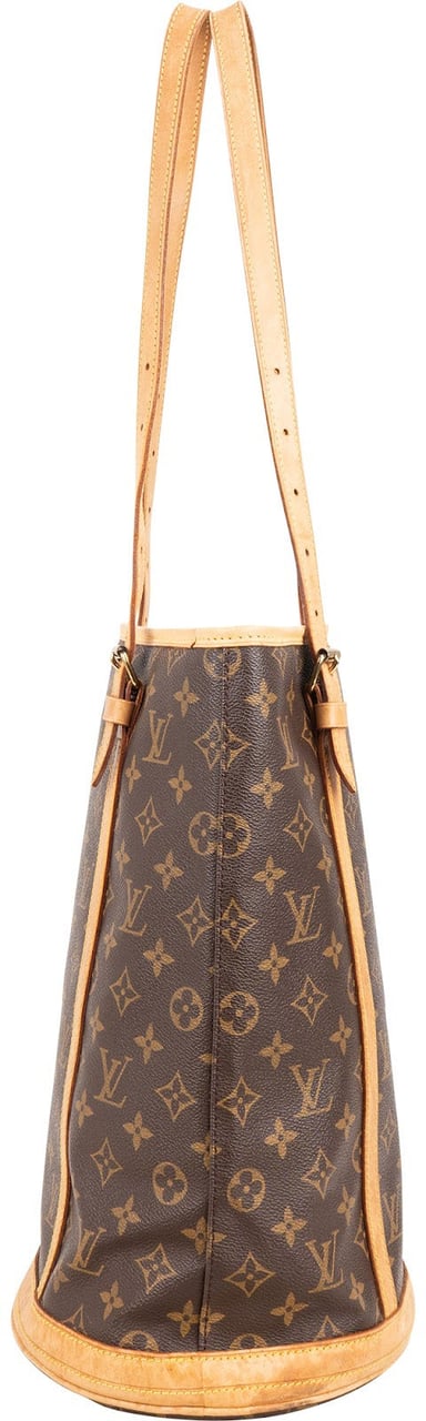 Louis Vuitton Monogram Canvas Bucket GM Shoulder Bag Bruin