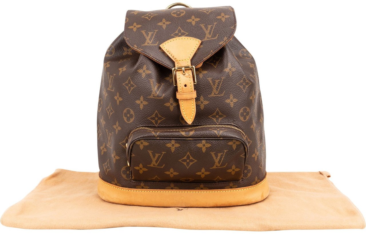 Louis Vuitton Monogram Canvas Montsouris MM Backpack Bruin