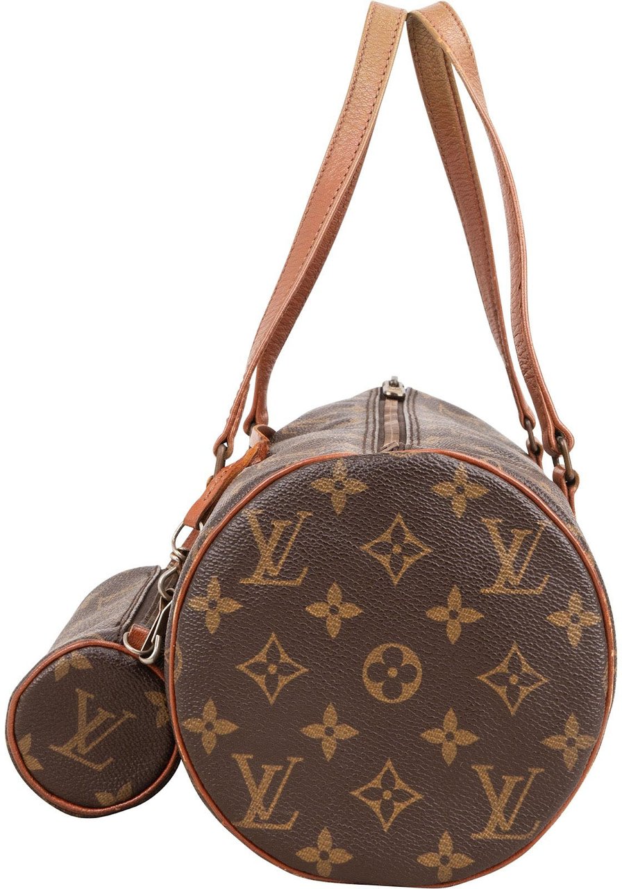 Louis Vuitton Monogram Canvas Papillon Set Handbag Bruin