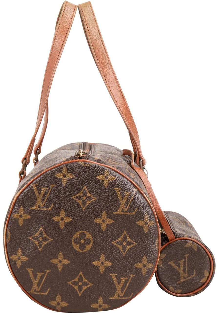 Louis Vuitton Monogram Canvas Papillon Set Handbag Bruin