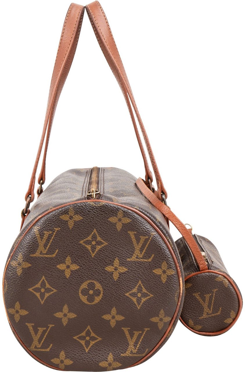 Louis Vuitton Monogram Canvas Papillon Set Handbag Bruin