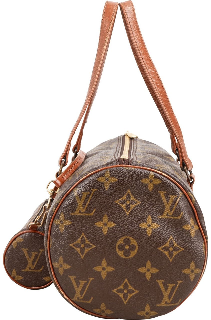 Louis Vuitton Monogram Canvas Papillon Set Handbag Bruin
