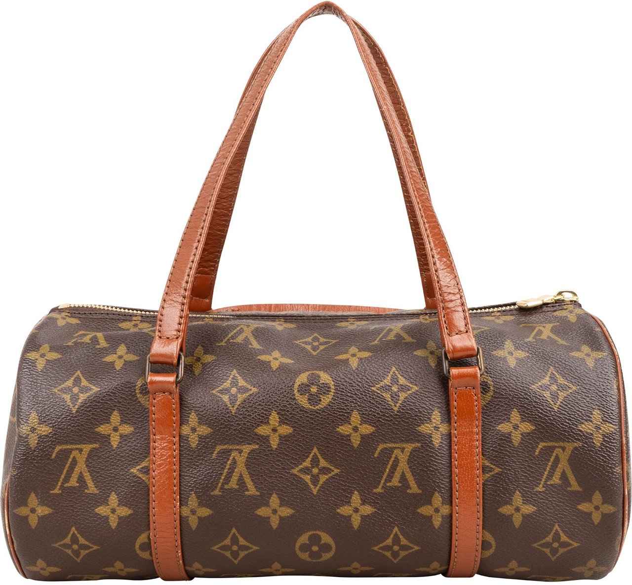 Louis Vuitton Monogram Canvas Papillon Set Handbag Bruin