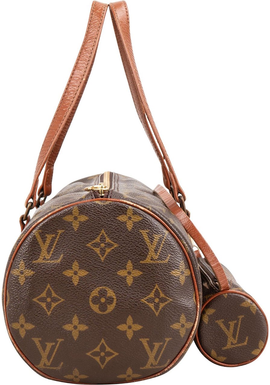 Louis Vuitton Monogram Canvas Papillon Set Handbag Bruin