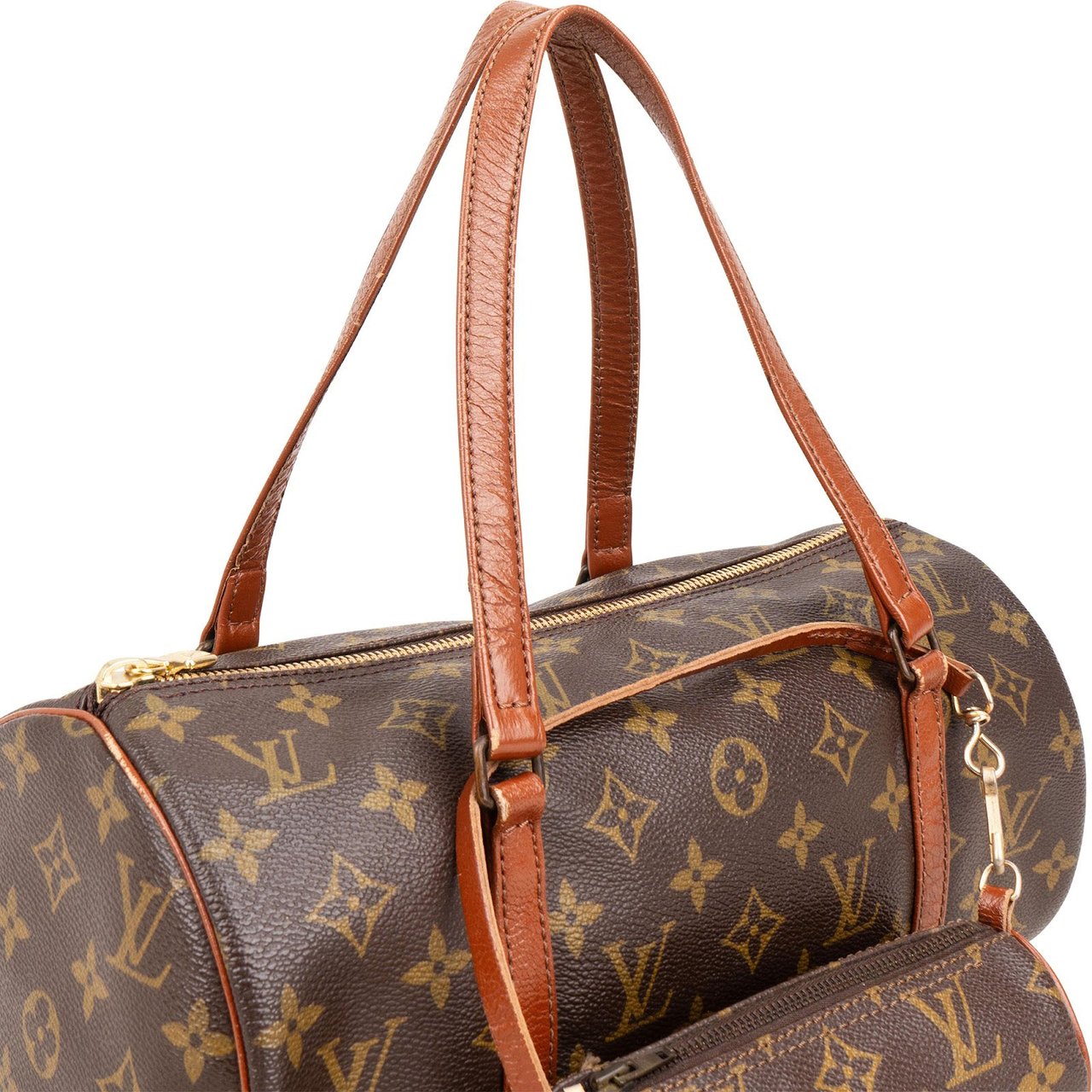 Louis Vuitton Monogram Canvas Papillon Set Handbag Bruin