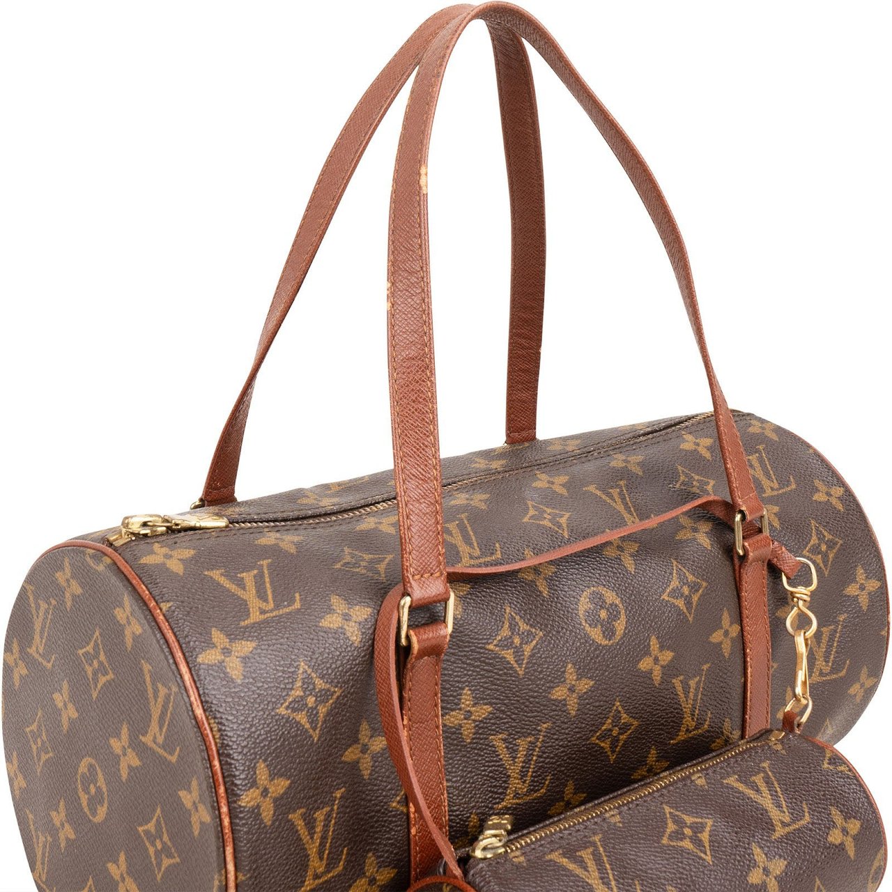 Louis Vuitton Monogram Canvas Papillon Set Handbag Bruin