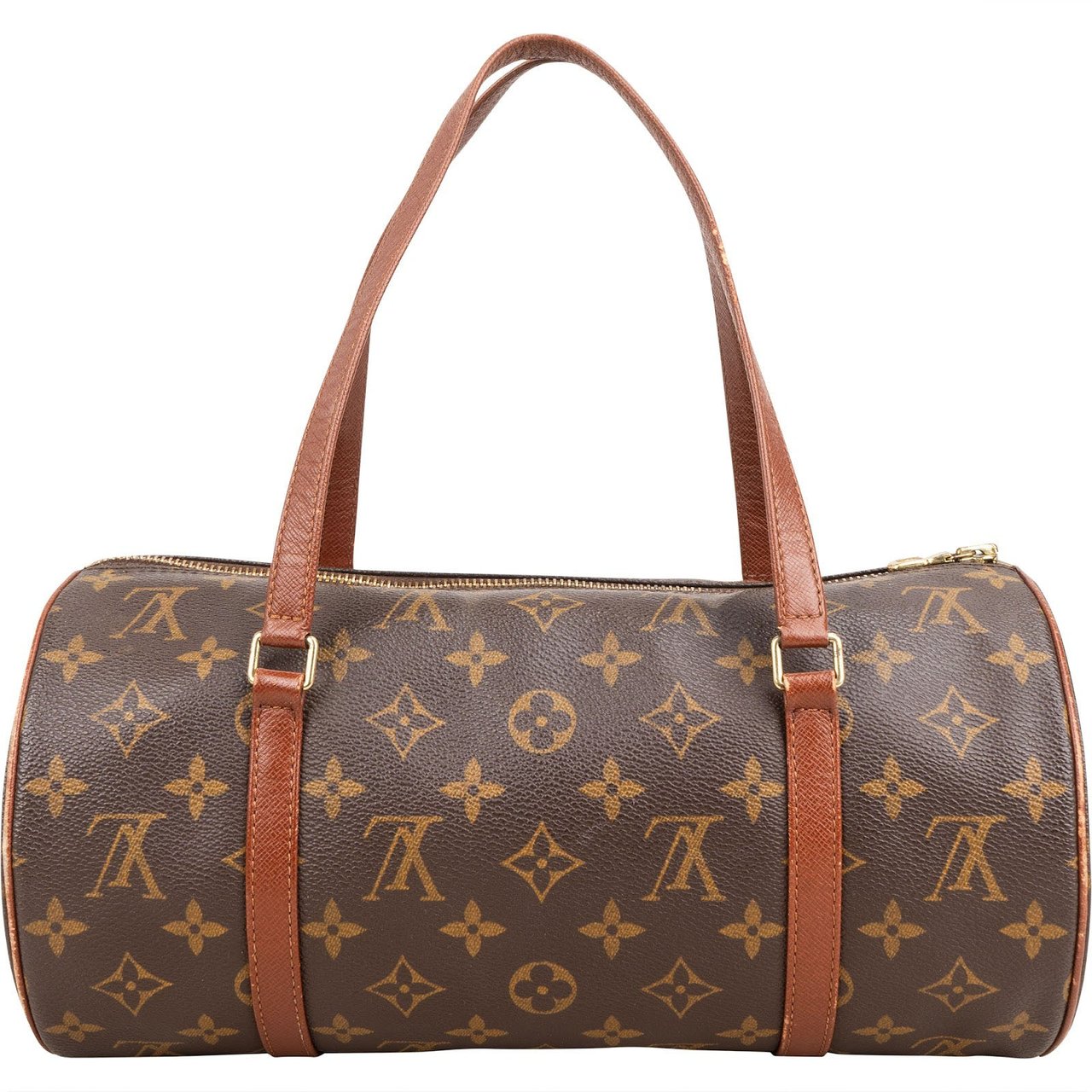 Louis Vuitton Monogram Canvas Papillon Set Handbag Bruin