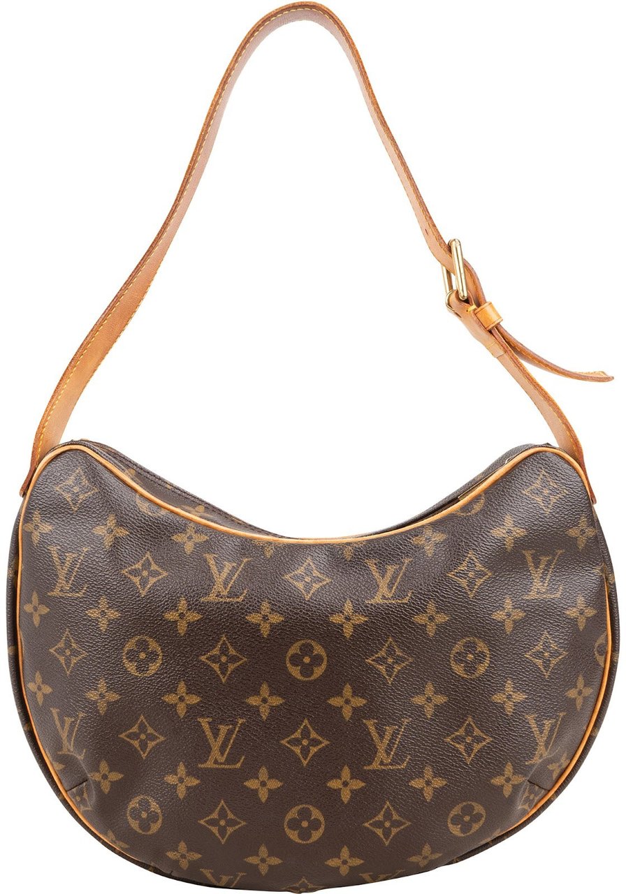 Louis Vuitton Monogram Canvas Croissant MM Shoulder Bag Bruin