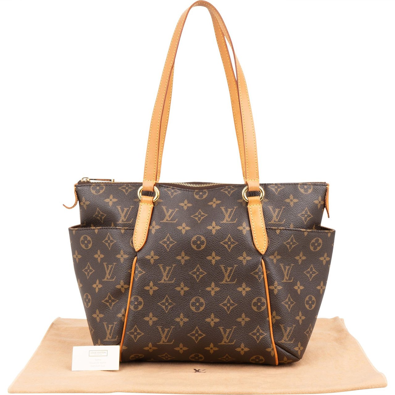 Louis Vuitton Monogram Canvas Totally PM Shoulder Bag Bruin