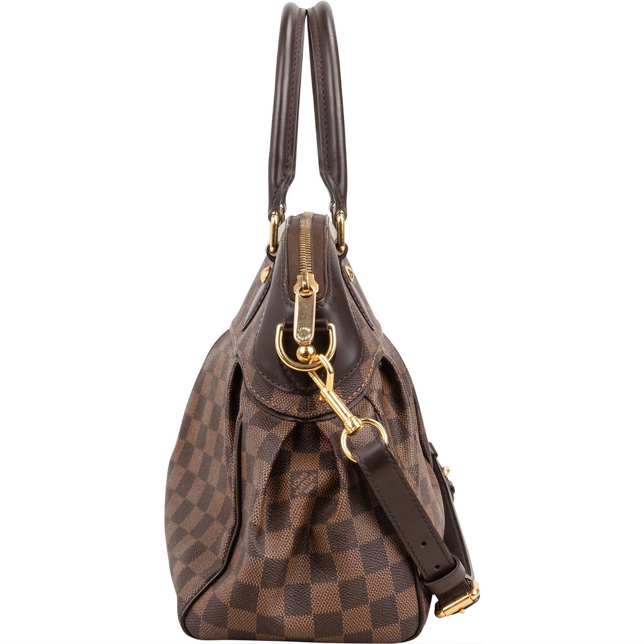 Louis Vuitton Monogram Damier Ebene Trevi PM Handbag Bruin