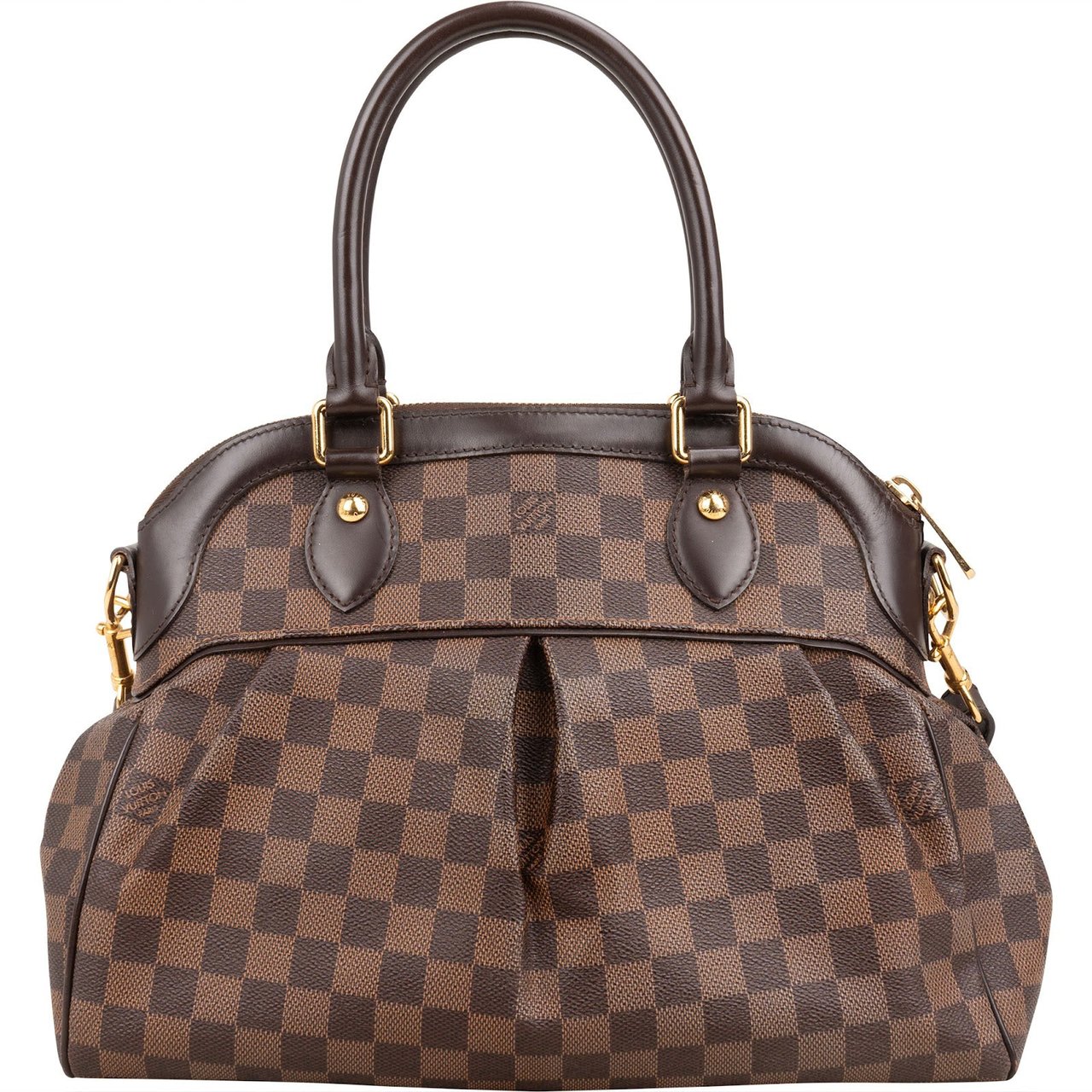Louis Vuitton Monogram Damier Ebene Trevi PM Handbag Bruin