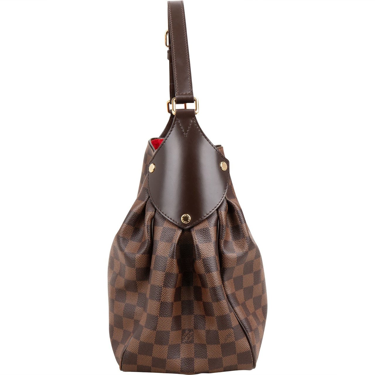 Louis Vuitton Monogram Damier Ebene Reggia Shoulder Bag Bruin
