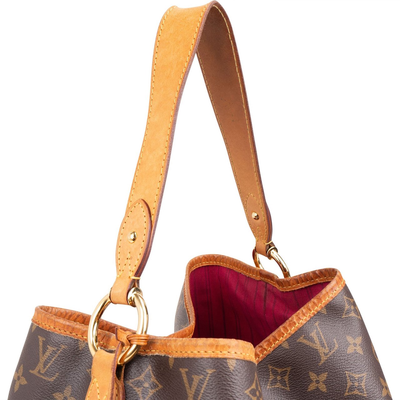 Louis Vuitton Monogram Canvas NM Delightful MM Shoulder Bag Bruin