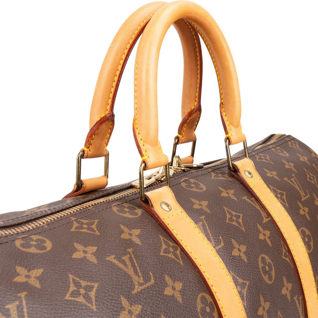 Louis Vuitton Monogram Canvas Keepall 45 Travel Bag Bruin
