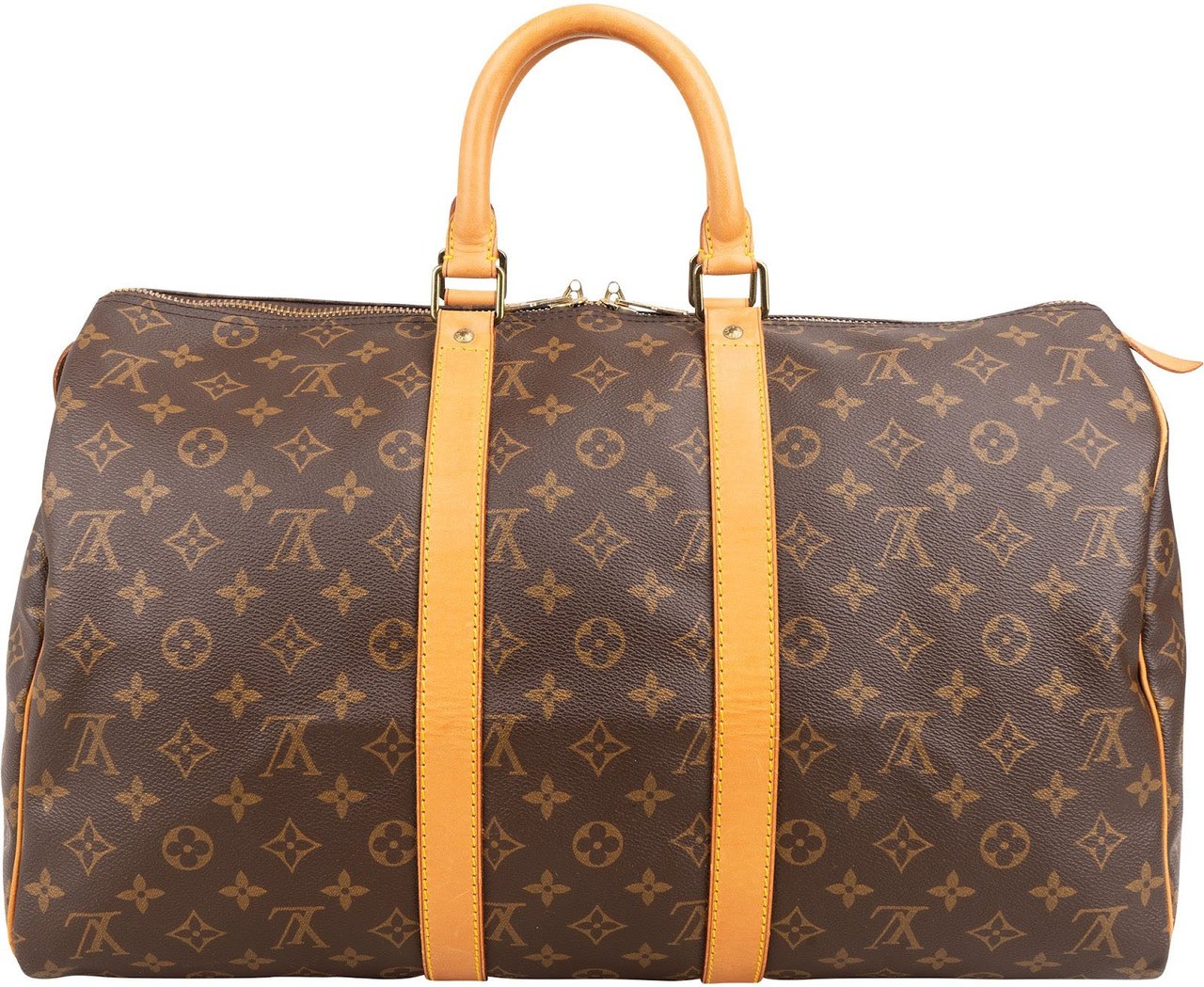 Louis Vuitton Monogram Canvas Keepall 45 Travel Bag Bruin