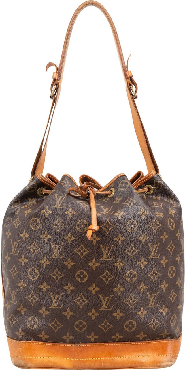 Louis Vuitton Monogram Canvas Sac Noé Grande Shoulder Bag Bruin