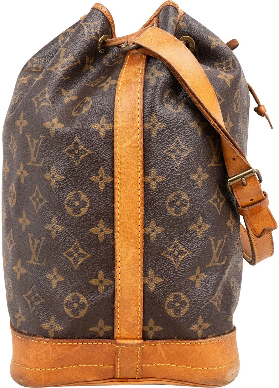 Louis Vuitton Monogram Canvas Sac Noé Grande Shoulder Bag Bruin