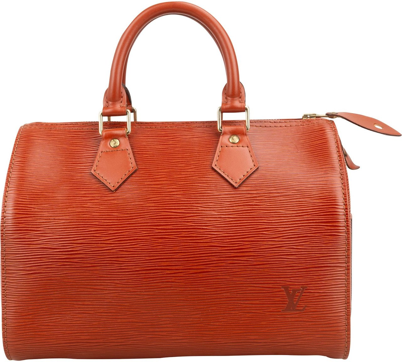 Louis Vuitton Kenyan Fawn Epi Leather Speedy 30 Handbag Oranje