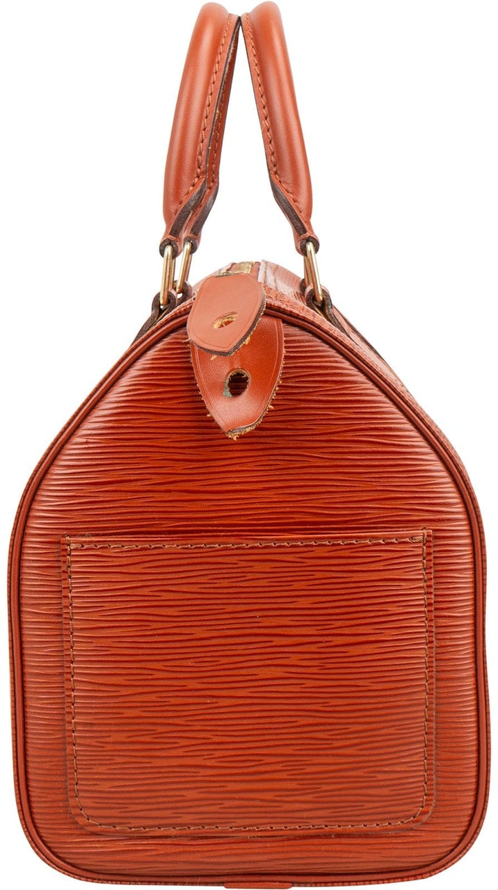 Louis Vuitton Kenyan Fawn Epi Leather Speedy 30 Handbag Oranje