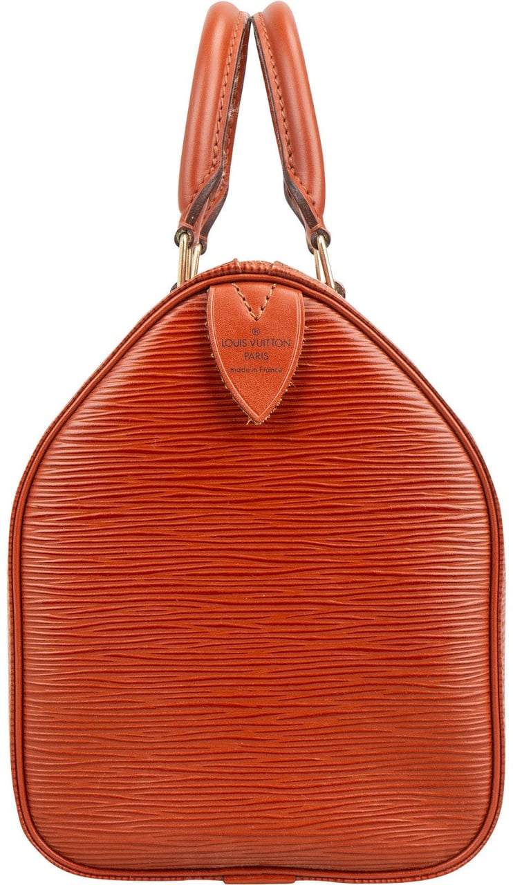 Louis Vuitton Kenyan Fawn Epi Leather Speedy 30 Handbag Oranje