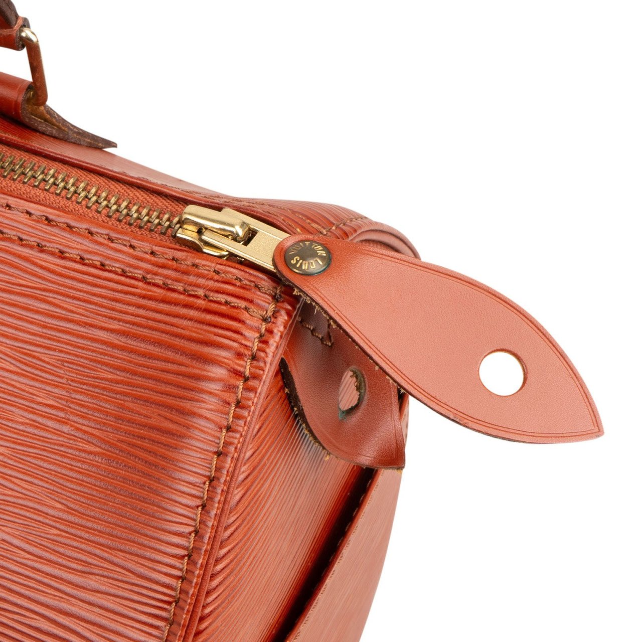 Louis Vuitton Kenyan Fawn Epi Leather Speedy 30 Handbag Oranje