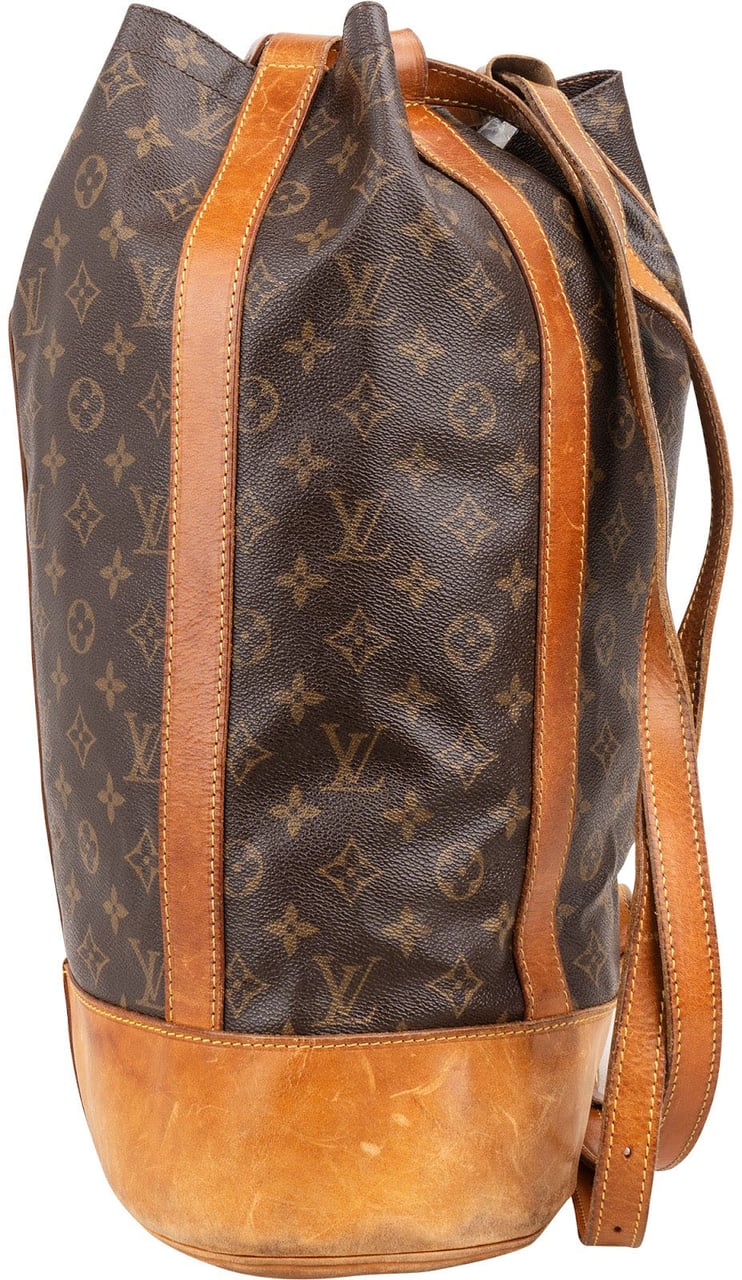 Louis Vuitton Monogram Canvas Randonnee GM Backpack Shoulder Bag Bruin