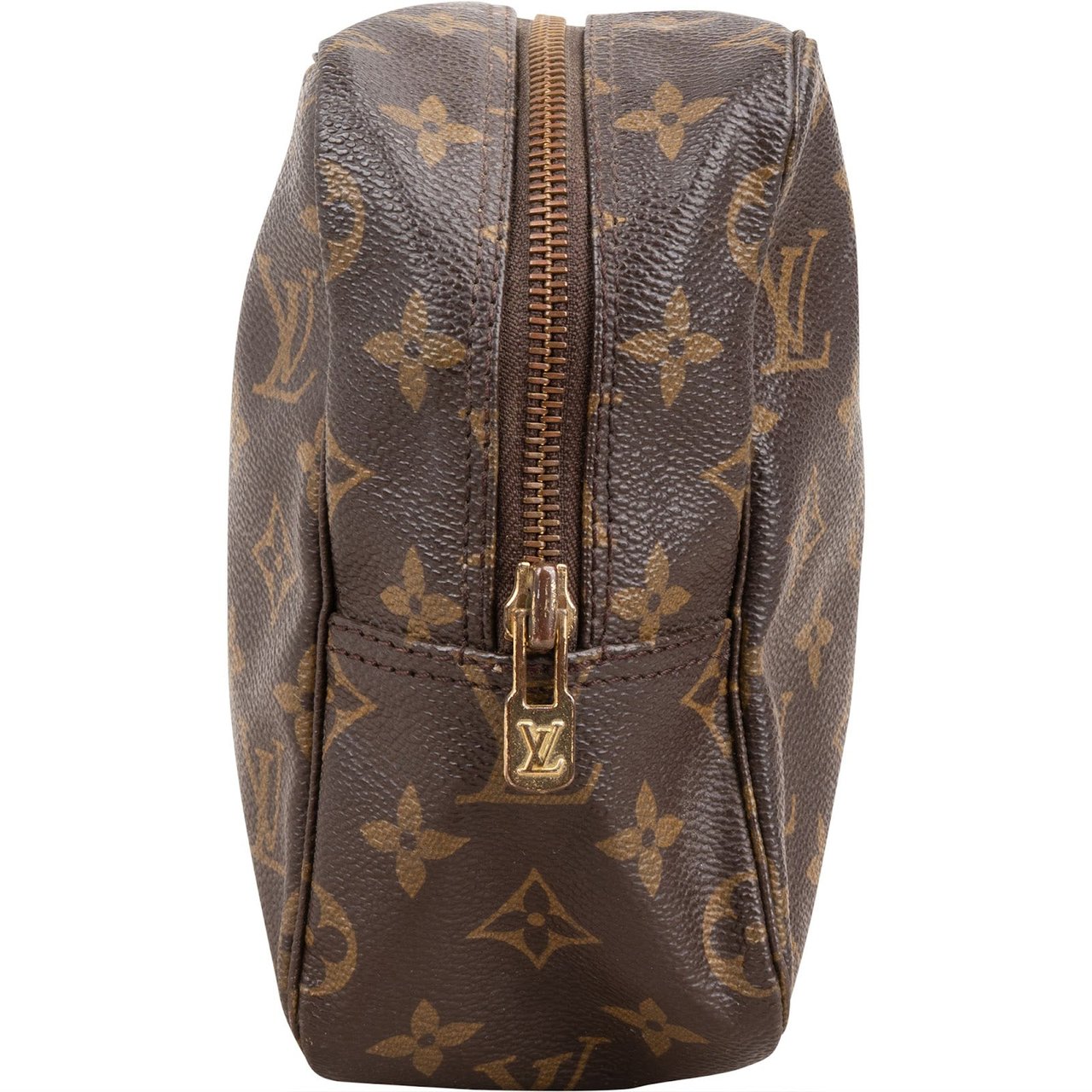 Louis Vuitton Monogram Canvas Trousse Toilette 28 Clutch Bruin