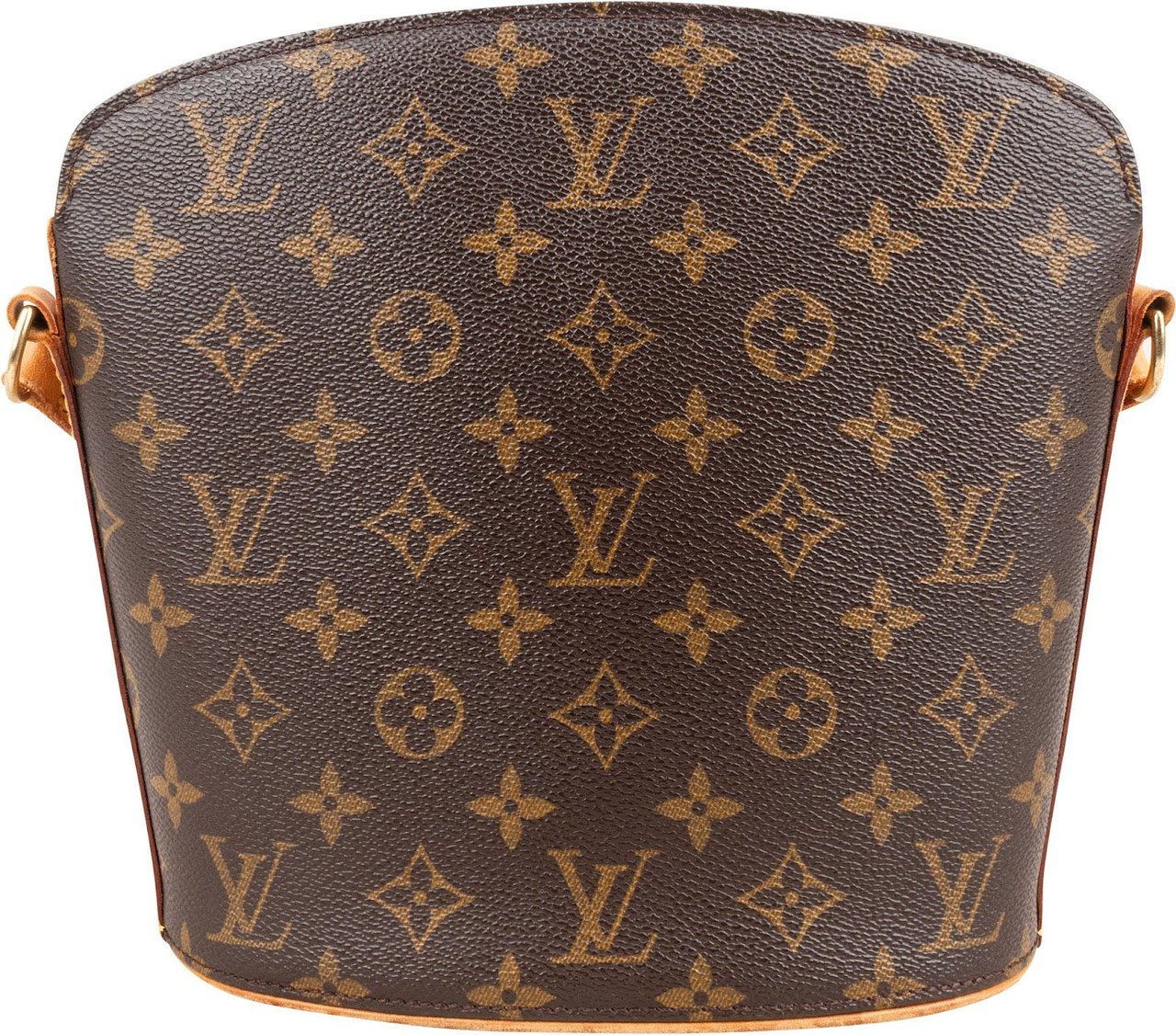 Louis Vuitton Monogram Canvas Drouot Crossbody Bag Bruin