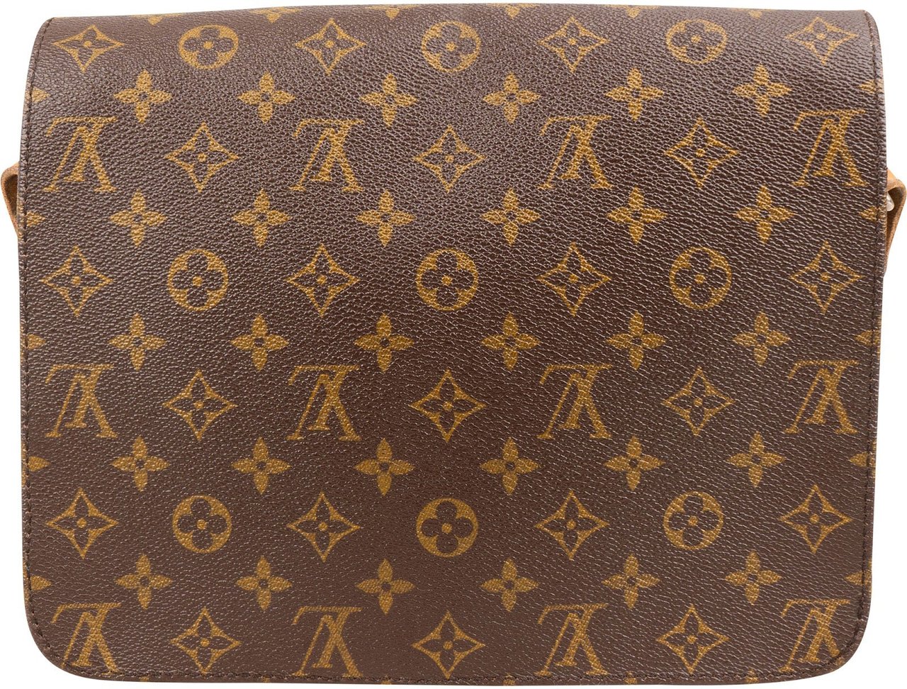 Louis Vuitton Monogram Canvas Cartouchiere GM Crossbody Bag Bruin