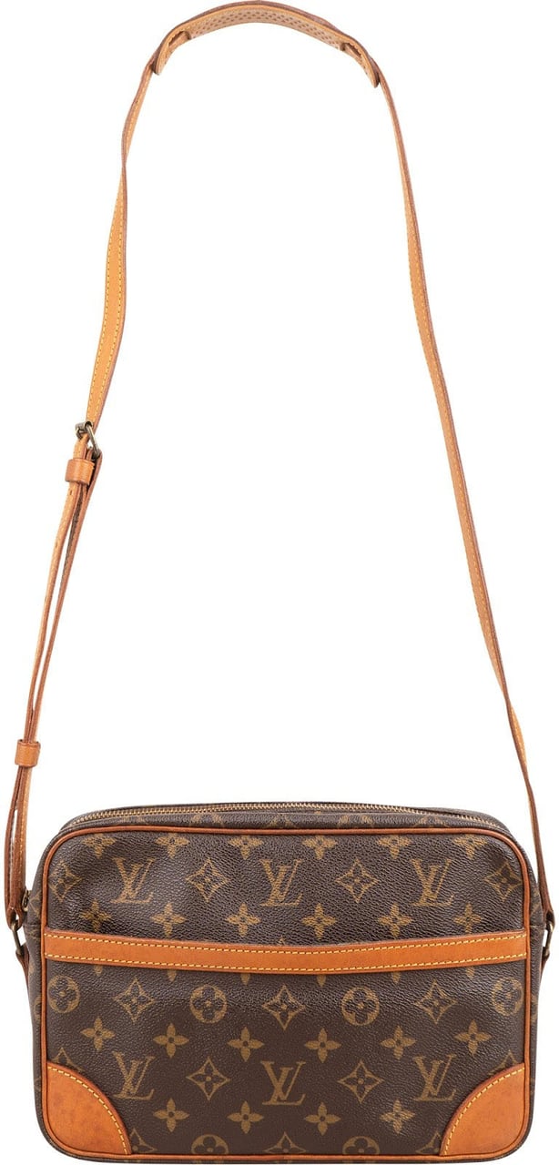 Louis Vuitton Monogram Canvas Trocadero 27 Crossbody Bag Bruin