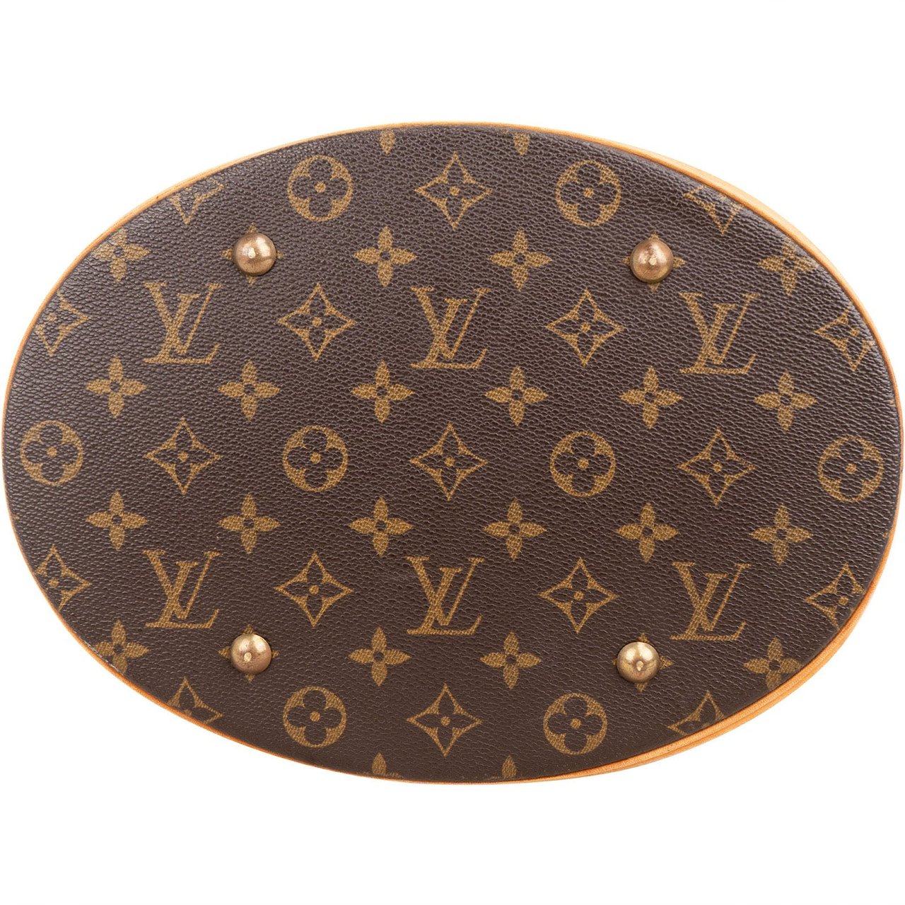 Louis Vuitton Monogram Canvas Bucket GM Shoulder Bag Bruin