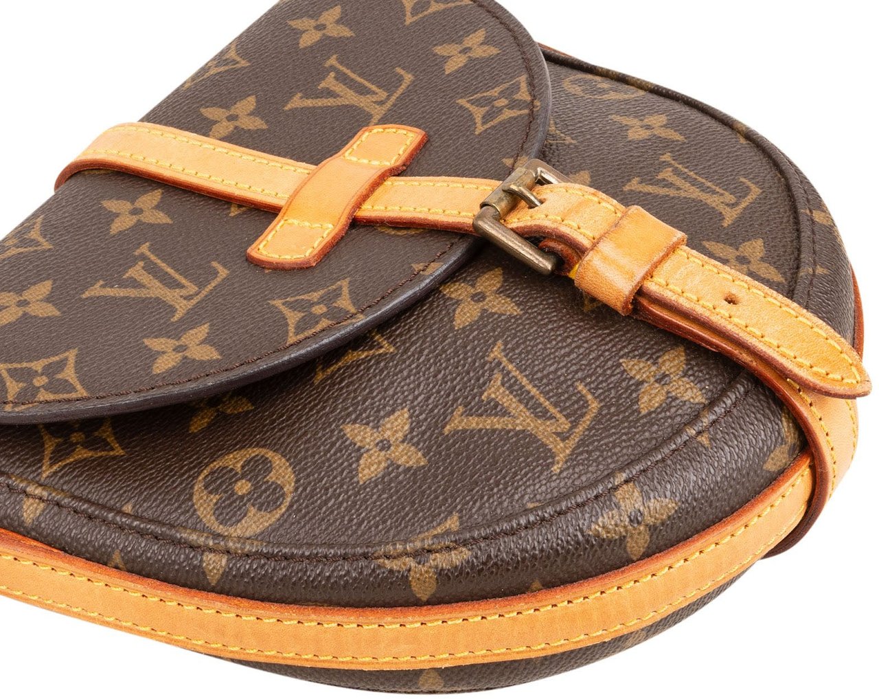 Louis Vuitton Monogram Canvas Chantilly PM Crossbody Bag Bruin