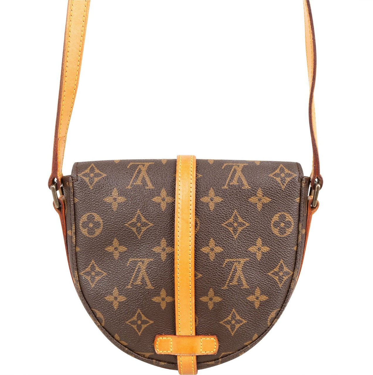 Louis Vuitton Monogram Canvas Chantilly PM Crossbody Bag Bruin