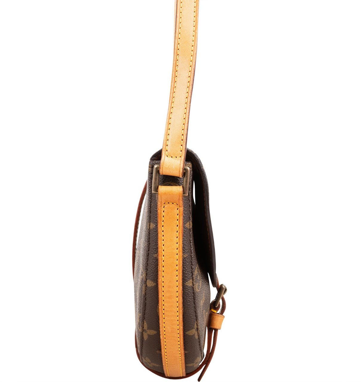Louis Vuitton Monogram Canvas Chantilly PM Crossbody Bag Bruin